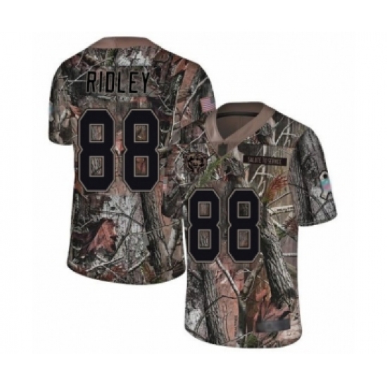 Youth Chicago Bears 88 Riley Ridley Limited Camo Rush Realtree Football Jersey