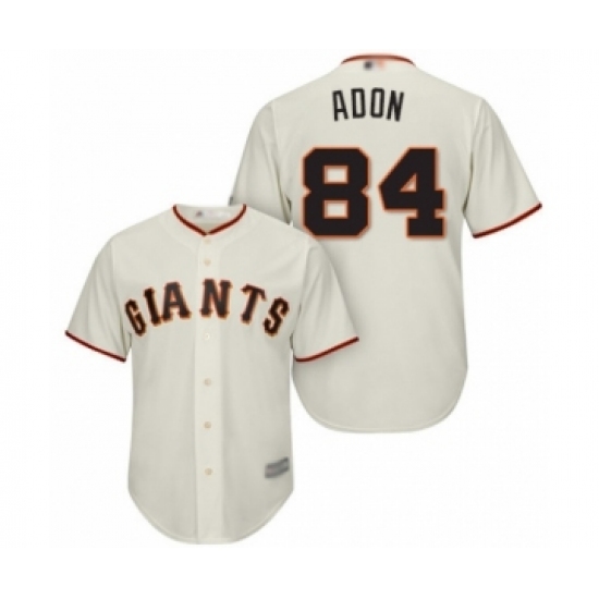 Youth San Francisco Giants 84 Melvin Adon Authentic Cream Home Cool Base Baseball Player Jersey