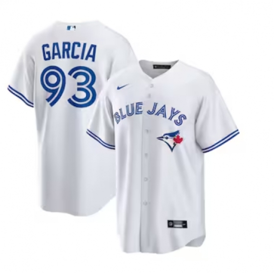 Men's Toronto Blue Jays 93 Yimi Garcia Nike White Home Replica Player Jersey