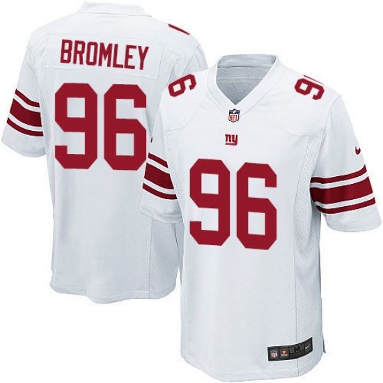 Men's Nike New York Giants 96 Jay Bromley Game White NFL Jersey