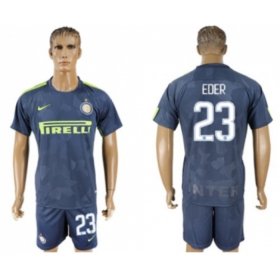 Inter Milan 23 Eder Sec Away Soccer Club Jersey