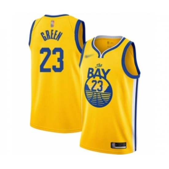 Youth Golden State Warriors 23 Draymond Green Swingman Gold Finished Basketball Jersey - Statement Edition