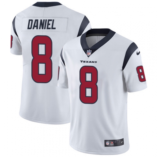 Men's Nike Houston Texans 8 Trevor Daniel White Vapor Untouchable Limited Player NFL Jersey