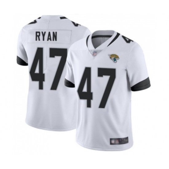 Men's Jacksonville Jaguars 47 Jake Ryan White Vapor Untouchable Limited Player Football Jersey