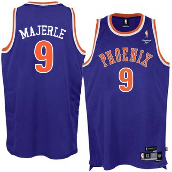 Men's Adidas Phoenix Suns 9 Dan Majerle Authentic Purple New Throwback NBA Jersey