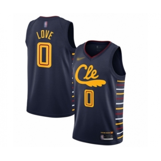 Women's Cleveland Cavaliers 0 Kevin Love Swingman Navy Basketball Jersey - 2019 20 City Edition