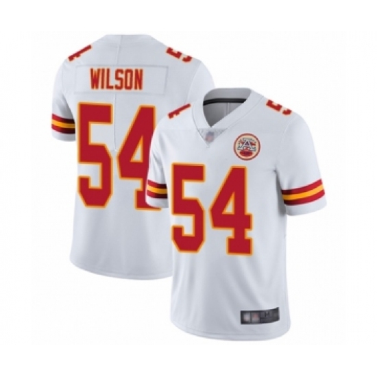 Men's Kansas City Chiefs 54 Damien Wilson White Vapor Untouchable Limited Player Football Jersey