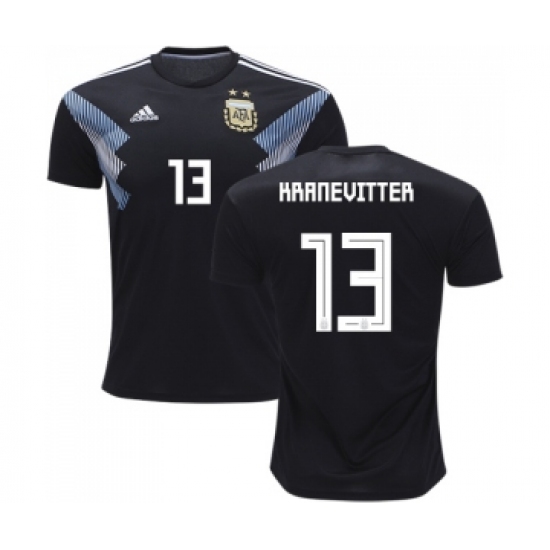 Argentina 13 Kranevitter Away Soccer Country Jersey