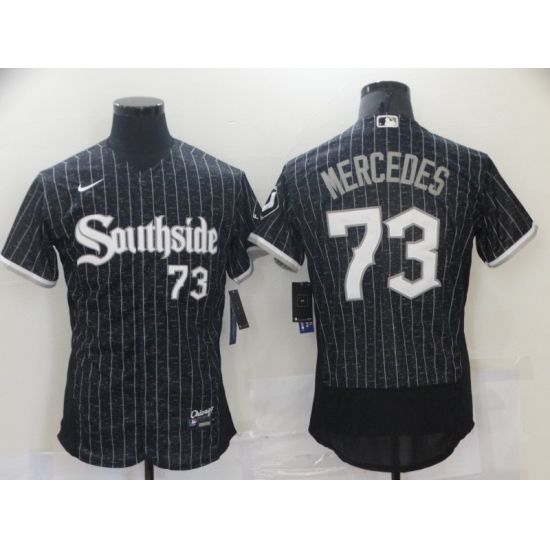 Men's Chicago White Sox 73 Yermin Mercedes Nike Black City Player Jersey