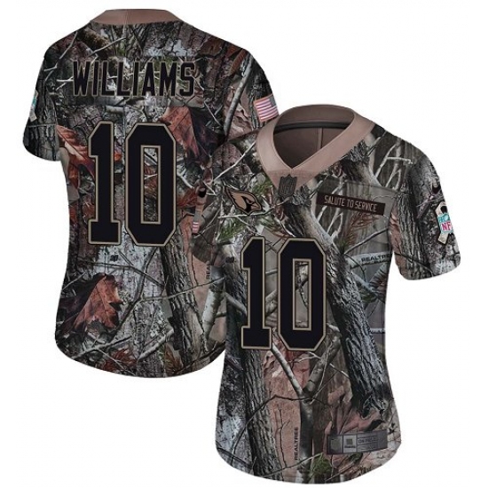 Women's Nike Arizona Cardinals 10 Chad Williams Limited Camo Rush Realtree NFL Jersey