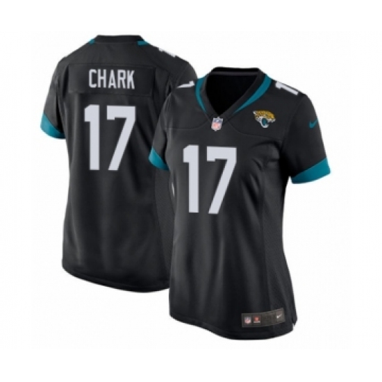 Women's Nike Jacksonville Jaguars 17 DJ Chark Game Teal Green Team Color NFL Jersey