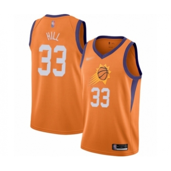 Women's Phoenix Suns 33 Grant Hill Swingman Orange Finished Basketball Jersey - Statement Edition