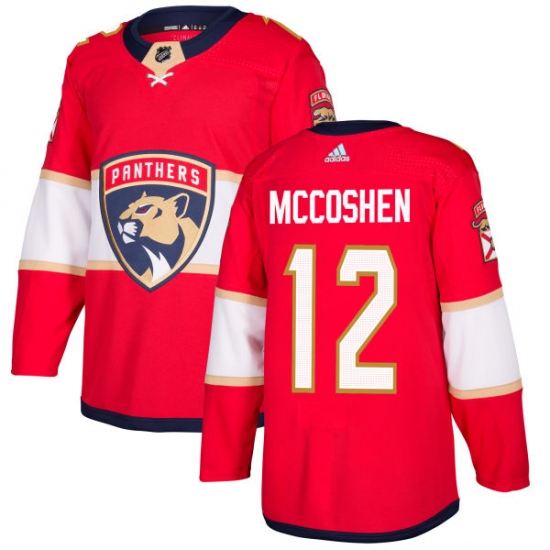 Youth Adidas Florida Panthers 12 Ian McCoshen Authentic Red Home NHL Jersey