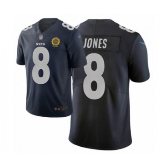 Youth New York Giants 8 Daniel Jones Limited Black City Edition Football Jersey