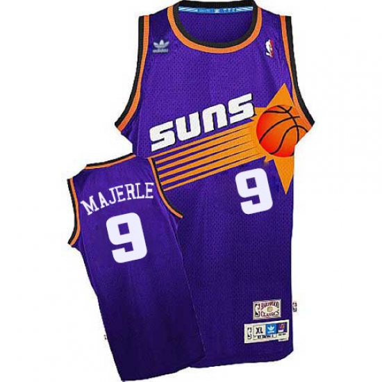 Men's Adidas Phoenix Suns 9 Dan Majerle Swingman Purple Throwback NBA Jersey