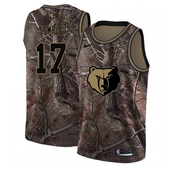 Youth Nike Memphis Grizzlies 17 Garrett Temple Swingman Camo Realtree Collection NBA Jersey