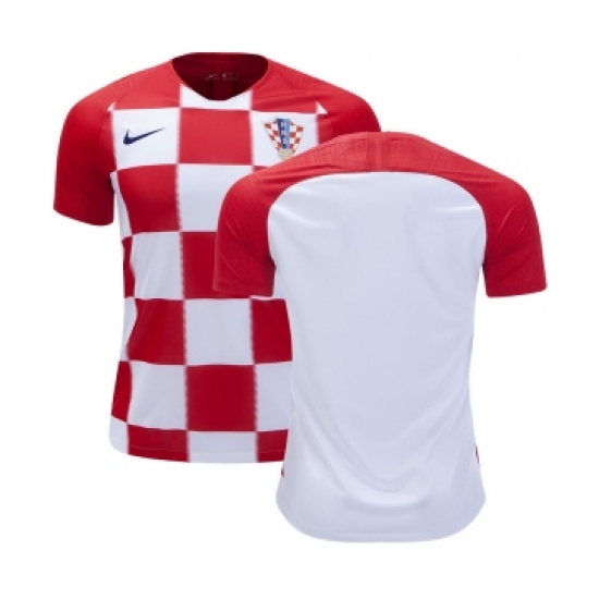 Croatia Blank Home Kid Soccer Country Jersey