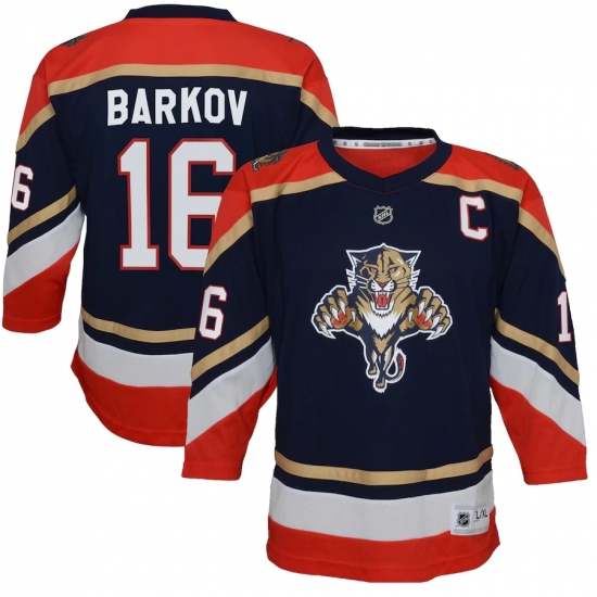 Youth Florida Panthers 16 Aleksander Barkov Navy 2020-21 Special Edition Replica Player Jersey