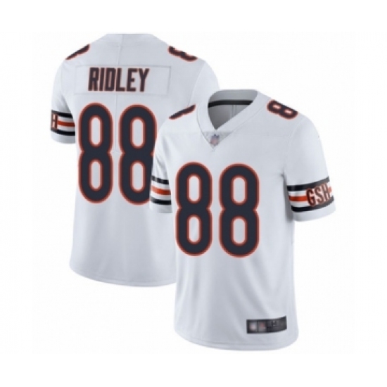 Men's Chicago Bears 88 Riley Ridley White Vapor Untouchable Limited Player Football Jersey