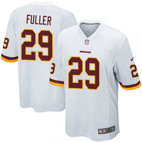 Men's Nike Washington Redskins 29 Kendall Fuller Game White NFL Jersey