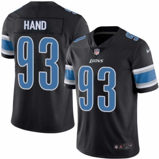 Youth Nike Detroit Lions 93 Da'Shawn Hand Limited Black Rush Vapor Untouchable NFL Jersey