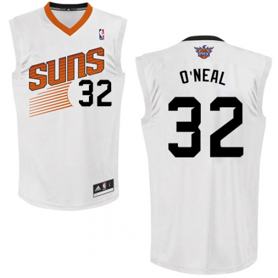 Men's Adidas Phoenix Suns 32 Shaquille O'Neal Swingman White Home NBA Jersey