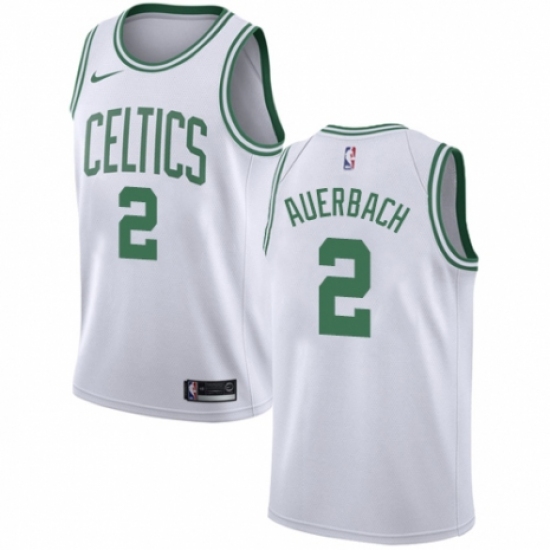 Youth Nike Boston Celtics 2 Red Auerbach Swingman White NBA Jersey - Association Edition