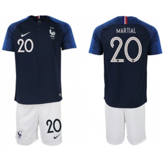 France 20 Martial Home Soccer Country Jersey