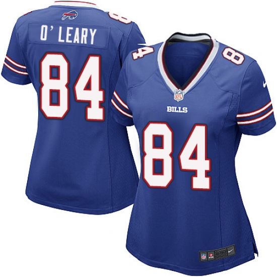 Women's Nike Buffalo Bills 84 Nick O'Leary Game Royal Blue Team Color NFL Jersey