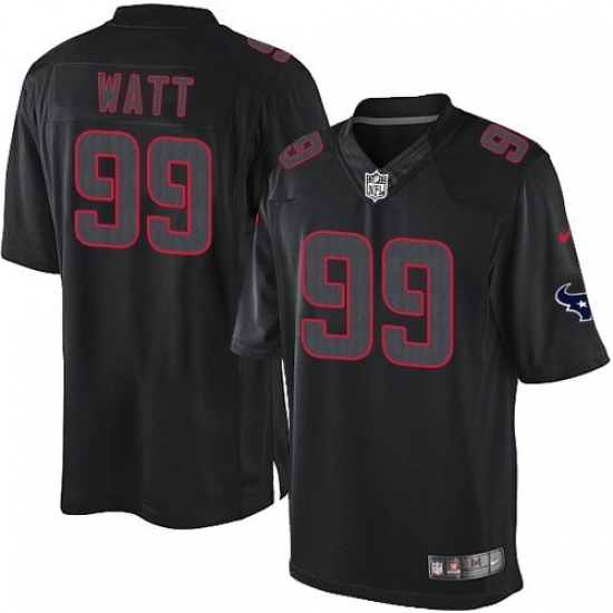 Youth Nike Houston Texans 99 J.J. Watt Limited Black Impact NFL Jersey