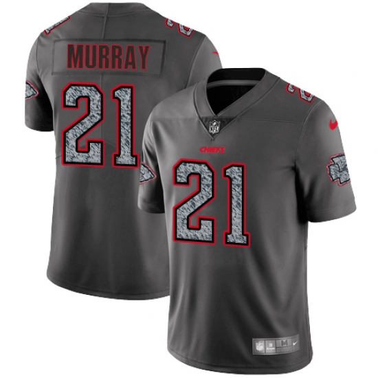 Men's Nike Kansas City Chiefs 21 Eric Murray Gray Static Vapor Untouchable Limited NFL Jersey