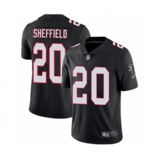 Youth Atlanta Falcons 20 Kendall Sheffield Black Alternate Vapor Untouchable Limited Player Football Jersey