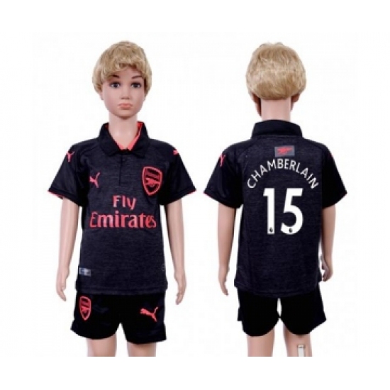 Arsenal 15 Chamberlain Sec Away Kid Soccer Club Jersey