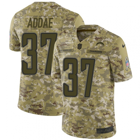 Youth Nike Los Angeles Chargers 37 Jahleel Addae Limited Camo 2018 Salute to Service NFL Jersey