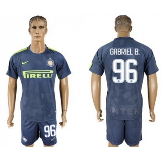 Inter Milan 96 Gabriel B. Sec Away Soccer Club Jersey