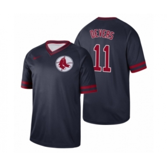 Youth Boston Red Sox 11 Rafael Devers Navy Cooperstown Collection Legend Jersey