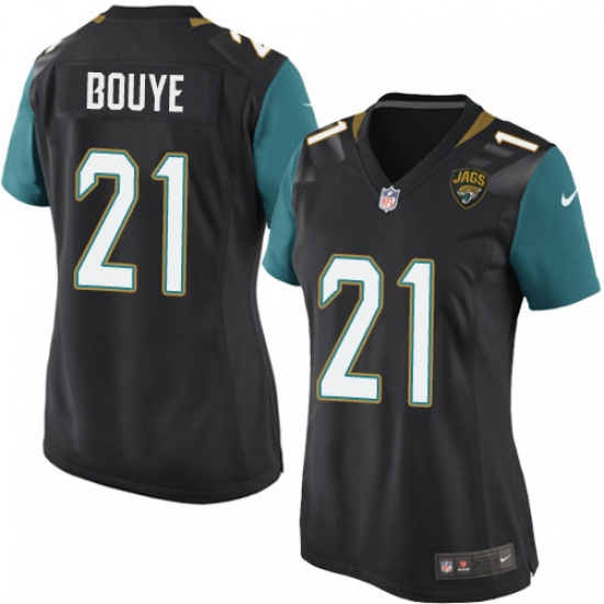 Women's Nike Jacksonville Jaguars 21 A.J. Bouye Game Black Alternate NFL Jersey