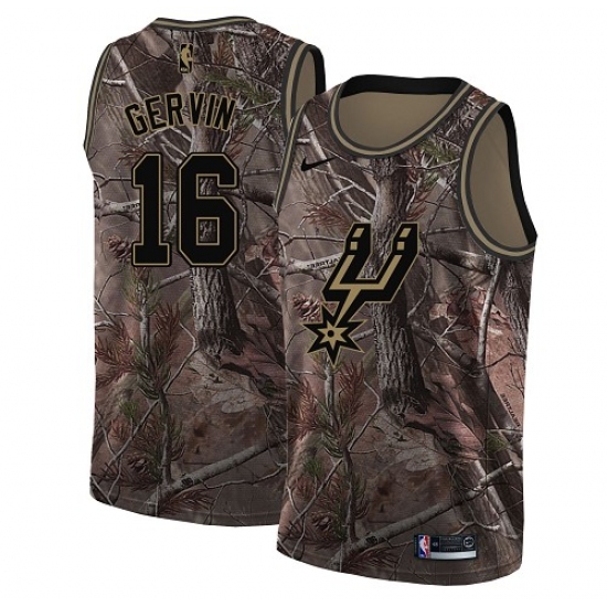 Women's Nike San Antonio Spurs 16 Pau Gasol Swingman Camo Realtree Collection NBA Jersey