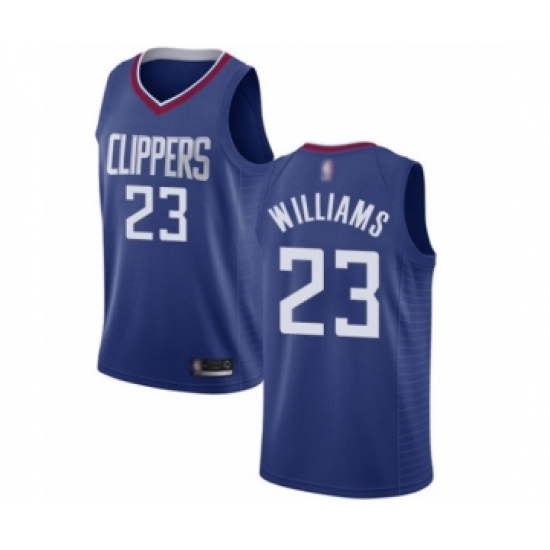 Youth Los Angeles Clippers 23 Lou Williams Swingman Blue Basketball Jersey - Icon Edition