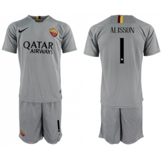 Roma 1 Alisson Away Soccer Club Jersey