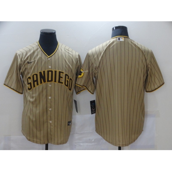 Men's San Diego Padres Blank Brown Jerseys