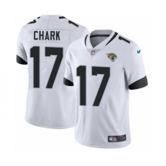 Men's Nike Jacksonville Jaguars 17 DJ Chark White Vapor Untouchable Limited Player NFL Jersey