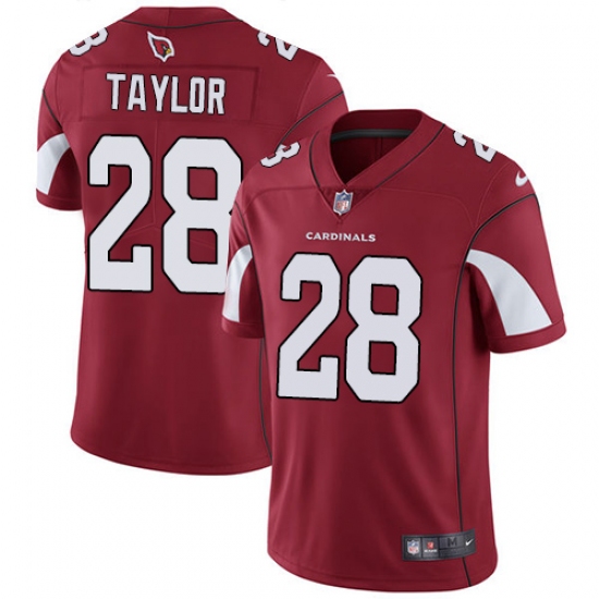 Men's Nike Arizona Cardinals 28 Jamar Taylor Red Team Color Vapor Untouchable Limited Player NFL Jersey