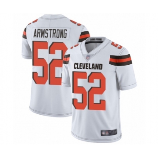 Men's Cleveland Browns 52 Ray-Ray Armstrong White Vapor Untouchable Limited Player Football Jersey