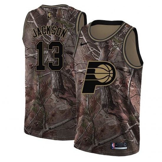 Youth Nike Indiana Pacers 13 Mark Jackson Swingman Camo Realtree Collection NBA Jersey