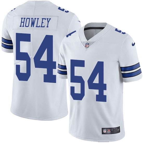 Youth Nike Dallas Cowboys 54 Chuck Howley White Vapor Untouchable Limited Player NFL Jersey