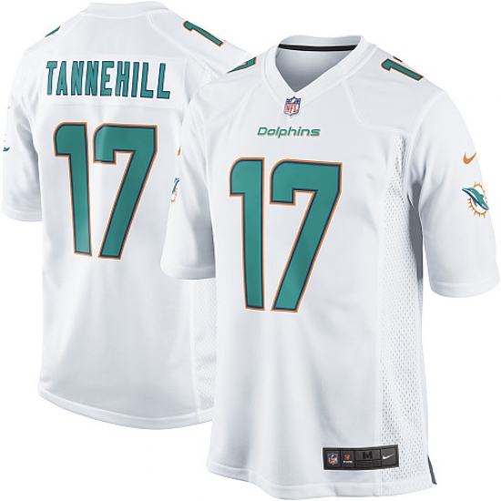 Men's Nike Miami Dolphins 17 Ryan Tannehill Game White NFL Jersey