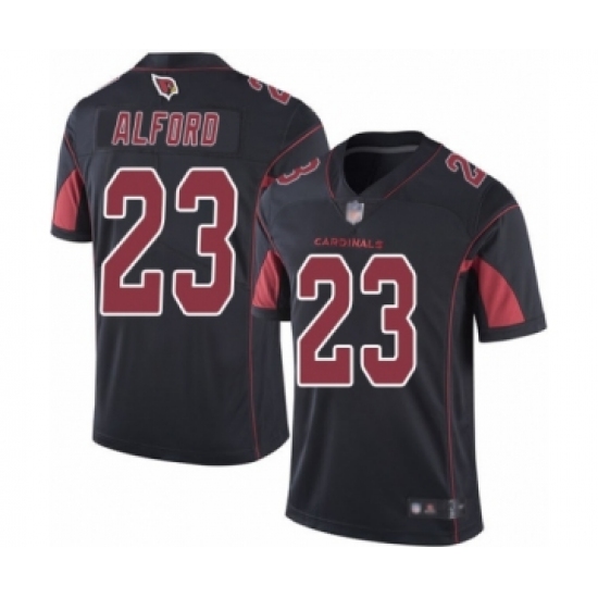 Youth Arizona Cardinals 23 Robert Alford Limited Black Rush Vapor Untouchable Football Jersey