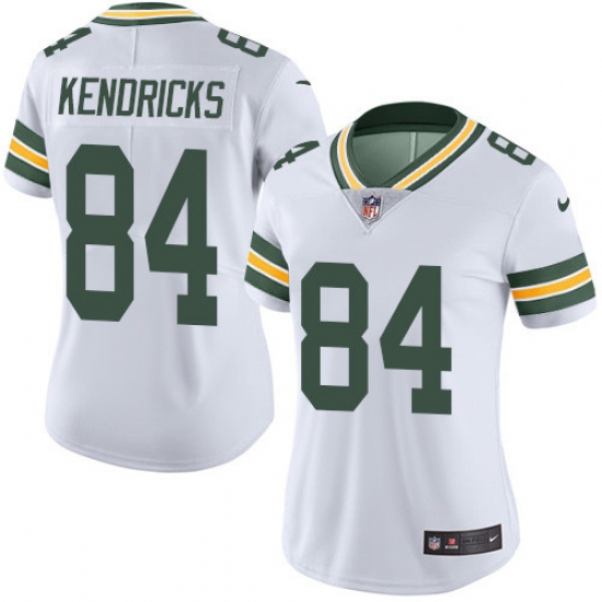 Women's Nike Green Bay Packers 84 Lance Kendricks White Vapor Untouchable Limited Player NFL Jersey