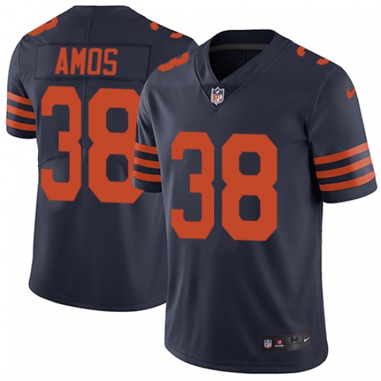 Youth Nike Chicago Bears 38 Adrian Amos Navy Blue Alternate Vapor Untouchable Limited Player NFL Jersey